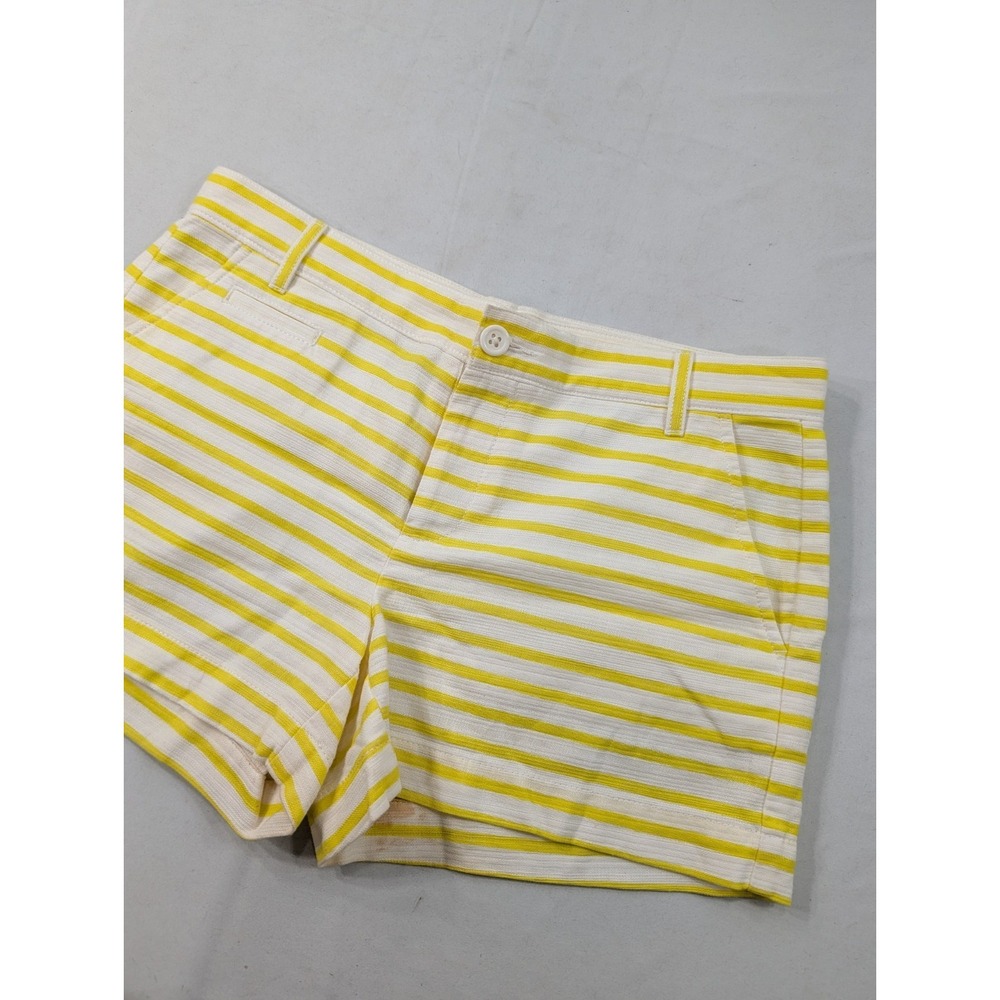 GAP  Striped Multicolor Drawstring Pockets Women's Casual‎ Shorts Size 0 Cotton